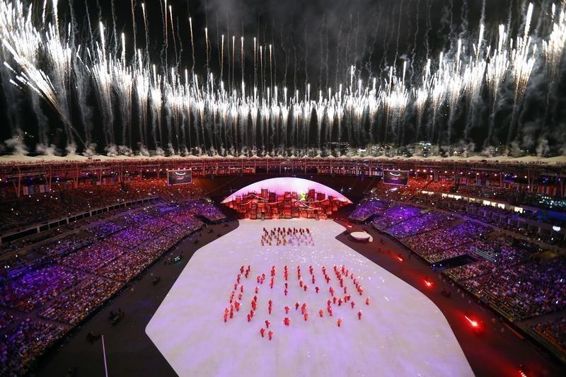 2016 Rio Olympics - Opening ceremony - Maracana - Rio de Janeiro, Brazil - 05/08/2016.  Performers take part in the opening ceremony.       REUTERS/Pawel Kopczynski