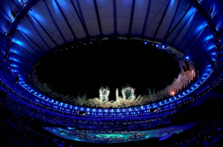 2016 Rio Olympics - Opening ceremony - Maracana - Rio de Janeiro, Brazil - 05/08/2016. Actors perform during the opening ceremony  REUTERS/Pawel Kopczynski